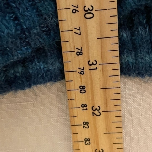 Revolution Cowl Neck Sweater Plus Peacock Button Accent Long Sleeve Knit Womens - Picture 9 of 11